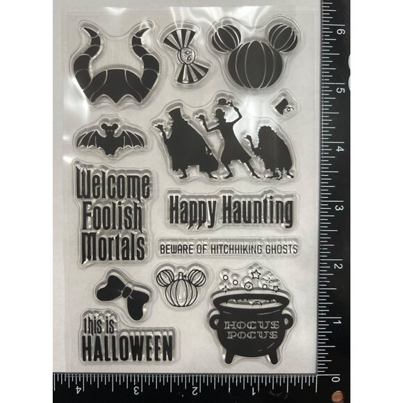 Disney Halloween-Themed hocus pocus Clear Stamps Set For Crafting & Scrapbooking - Picture 1 of 3